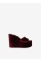  Alaia Riviera Wedge Mules Women Red Ελλάδα