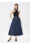  Alaia Denim Midi Φούστες Γυναικείες Μπλε Ελλάδα