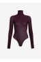  Alaia High Neck Jersey Body Body Women Bordeaux Ελλάδα