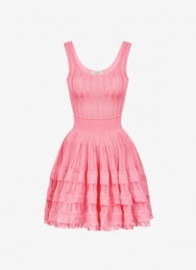  Alaia Shiny Crinoline Dress Women Pink Greece